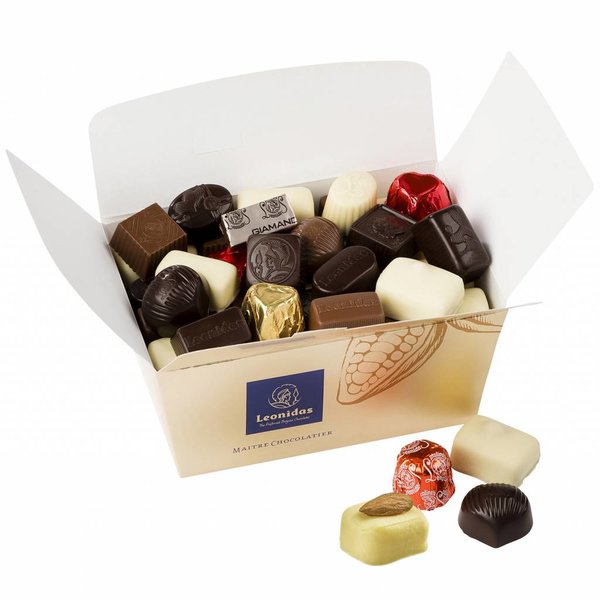 Leonidas en Ligne  Paquet cadeau avec des chocolats et des